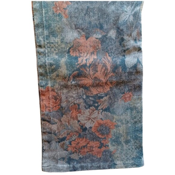 Nygard Collection Floral Design Brown Black Multi-Shade Pants 8 /Waist 30" - Picture 5 of 5